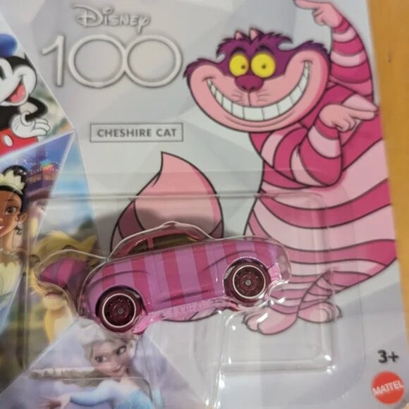 Disney Hot Wheels 100 Alice in Wonderland Cheshire cat character car brand New - Picture 4 of 10